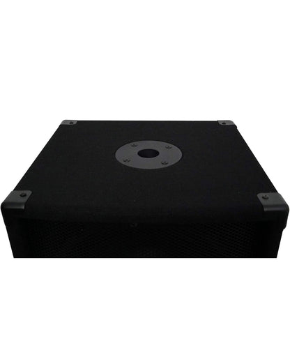 Rockville SBG1124 12" 600W Passiewe 4 Ω Pro DJ Subwoofer, Mdf/Paalmontering, Swart