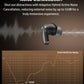 NC20 Pro Active Noise Cancelling Wireless Earbuds with Smart Touch Screen, LDAC Hi-Res Audio, Stereo Bass, 6 Mics AI Call Ear Buds, 80H Playtime, IPX8 Waterproof (Titanium Black)
