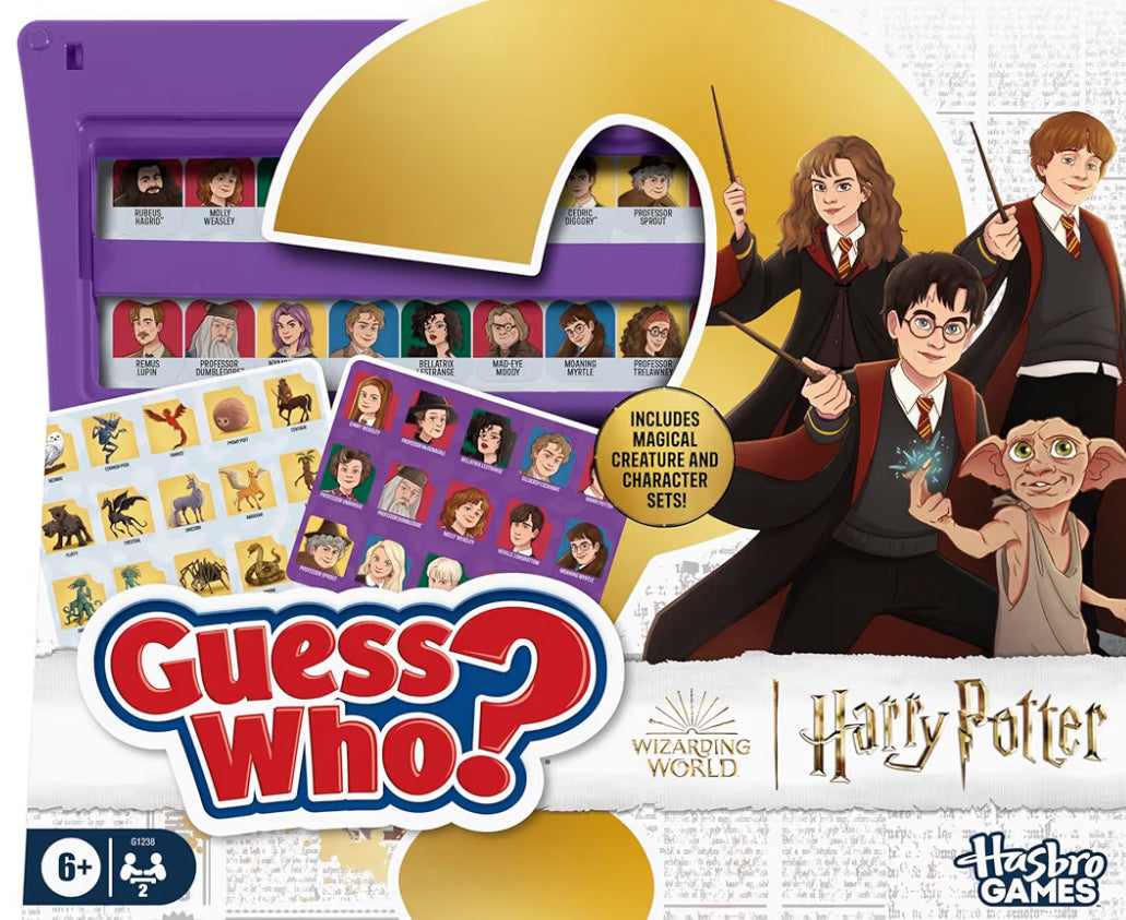 Guess Who? HARRY POTTER Edition Board Game | Ages 6 and Up | 2 Players | Fun Games for Kids and Preschoolers | Family Gifts