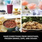 Ninja Blender, Mega Kitchen System, 1500W, 4 Functions with 72 Blender Pitcher, 64 Processor Bowl, 2 Nutri Cups + Lids - Black BL770