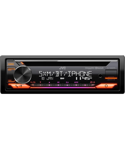 JVC KD-T920BTS-motorstereo met Bluetooth, USB-voorkant, AUX, Amazon Alexa, gereed vir SiriusXM-radio, hoëkragversterker