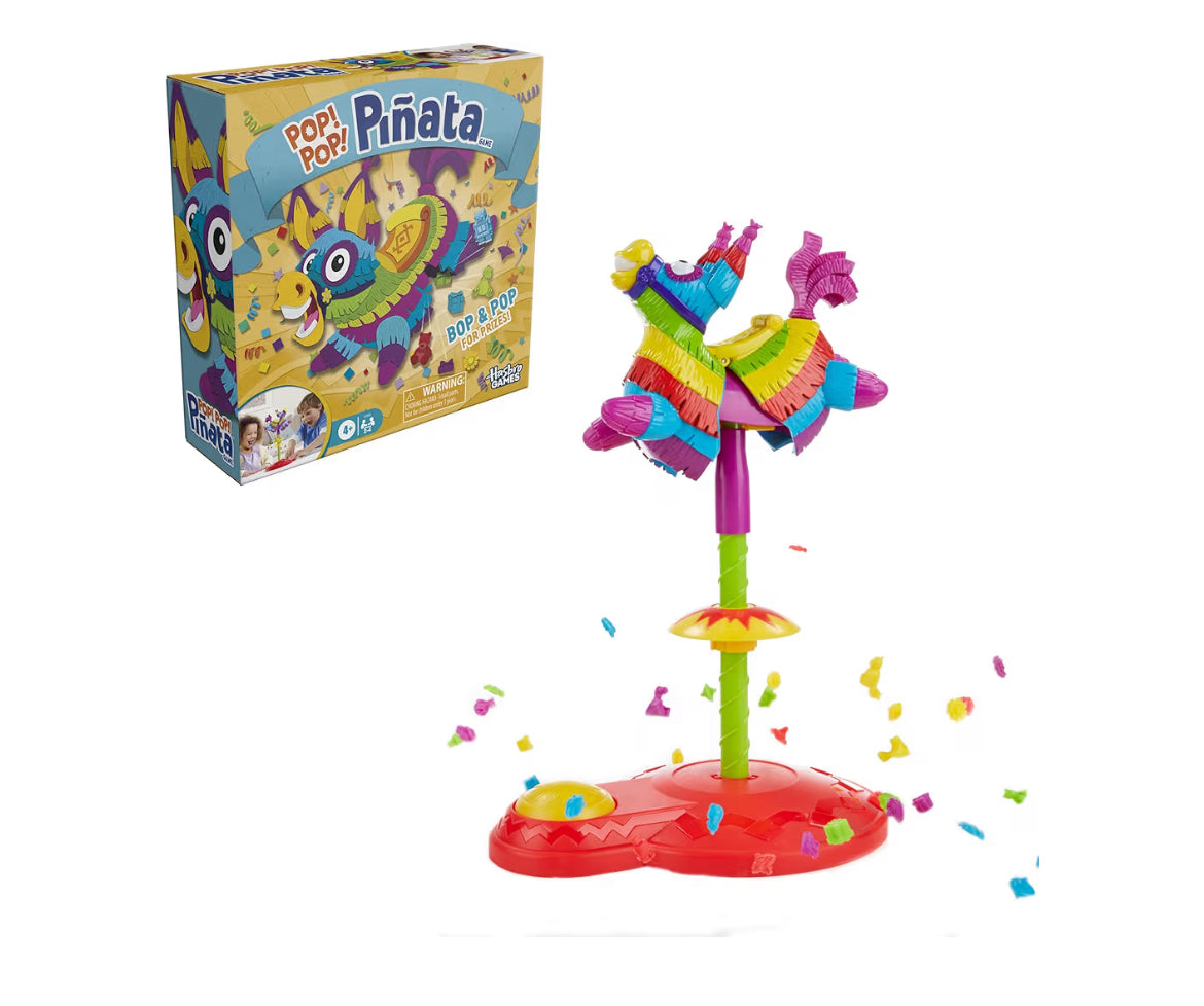 Pop! Pop! Pinata Game | Replayable Pinata Game with 30+ Prizes | Ages 4 and Up - Fun Board Games for Kids and Preschoolers