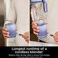 Ninja Blast Max, Portable Blender + Twist & Go, Personal Smoothie, Blend, Ice Crush, 3 Programs, Cordless, 22 oz - LAVENDER