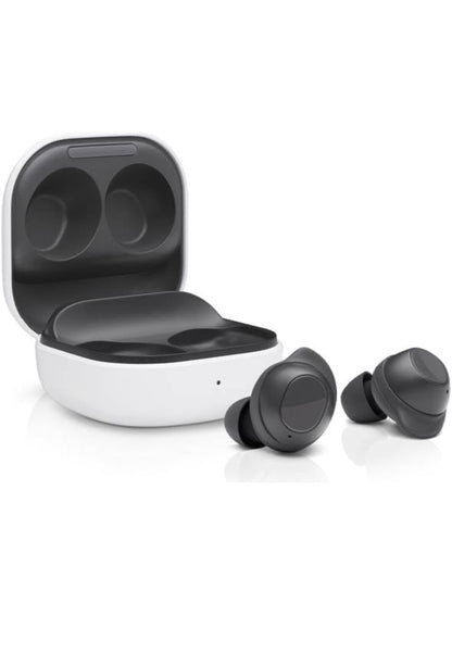 SAMSUNG Galaxy Buds Fan Edition(FE) SM-R400, Aktiewe Geraasdemping, Draadlose Bluetooth v5.2 Oorfone, Android 8.0 en hoër - (Grafiet)