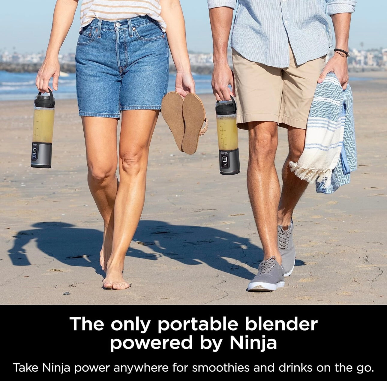 Ninja BC151BK Blast Portable Blender, Cordless, 18oz. Vessel, Personal Blender-for Shakes & Smoothies - Black