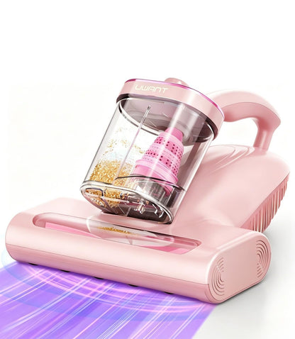 Liggewig Matras Stofsuier met 16Kpa Suigkrag Metaalrol 253.7nm Uv-c 36000RPM/Min 149℉ Verhitting HEPA-filter & Ultrasonies