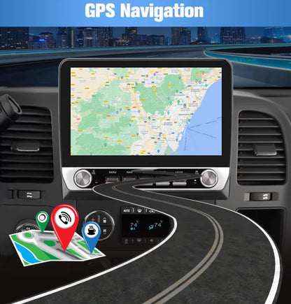 10" 4Core 64GB Car Stereo Android 13 with Wireless CarPlay Android Auto - for Chevy Silverado 2007-2013 Tahoe Equinox GMC Sierra Yukon with Wireless CarPlay Android Auto
