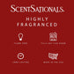 Scentsationals Wax Melts, Wax Cubes Strong Scent - Strawberries & Cream - Long Lasting 10oz (Pack of 4)
