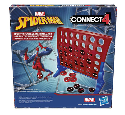 Hasbro Gaming Connect 4 Marvel Spider-Man Edition, Strategy Board Game for 2 Players