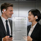 Open Ear Earbuds Bluetooth, AI Translation w/ Real-Time 100+ Languages Translation - White