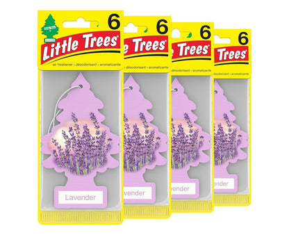 LITTLE TREES Motorlugverfrisser Hangboom Langdurige Geur - Laventel (24)