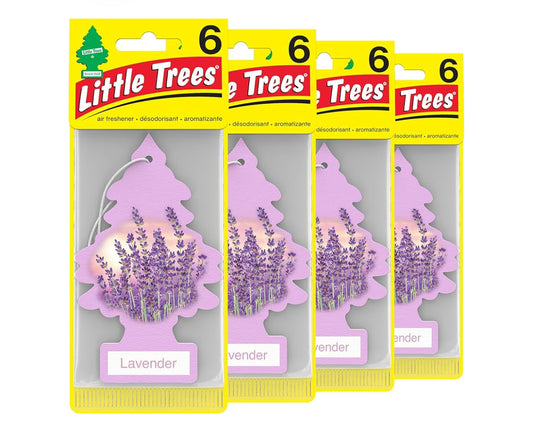 LITTLE TREES Motorlugverfrisser Hangboom Langdurige Geur - Laventel (24)