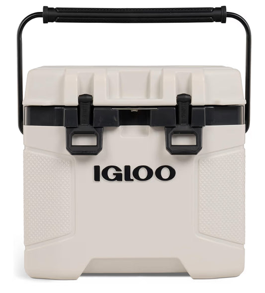 Igloo Trailmate 25QT Cooler Insulated Hard Shell Ice Chest - Bone