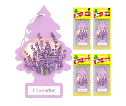 LITTLE TREES Motorlugverfrisser Hangboom Langdurige Geur - Laventel (24)