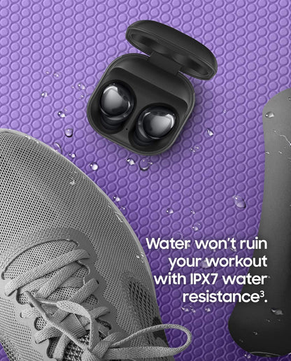 SAMSUNG Galaxy Buds Pro, Bluetooth-oorfone, Ware Koordloos, Geraasdempend, Laaikas, Klankgehalte, Waterbestand, Phantom Swart (VSA-weergawe) (Opgestel)