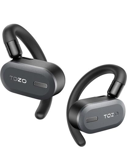 True Open Ear Wireless Lightweight w/ Multi-Angle, Dual-Axis Design for Long-Lasting Comfort - Black