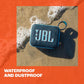 JBL Go 4 - Ultra-Portable, Waterproof and Dustproof Bluetooth Speaker, Big Pro Sound with Punchy bass, 7-Hour Built-in Battery, Made in Part with Recycled Materials (Blue)