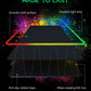 Black Shark RGB 35.4"x15.75"x0.15" Extended Desk Mat with Smooth Surface Manta P7