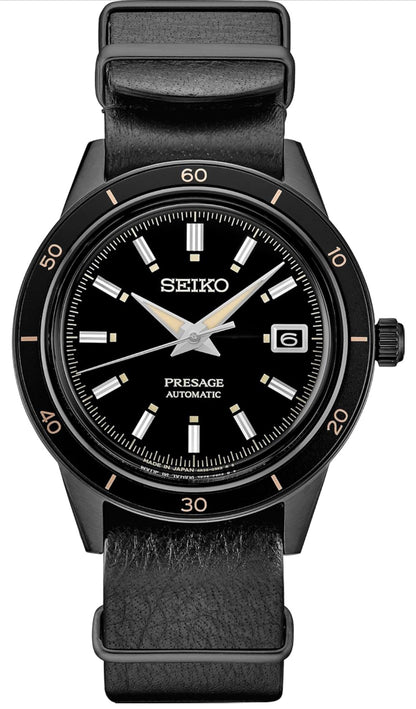 SEIKO Mans SRPH95 Presage, Swart