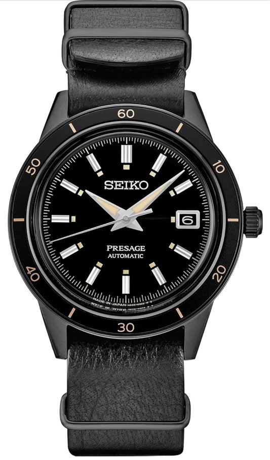 SEIKO Mans SRPH95 Presage, Swart