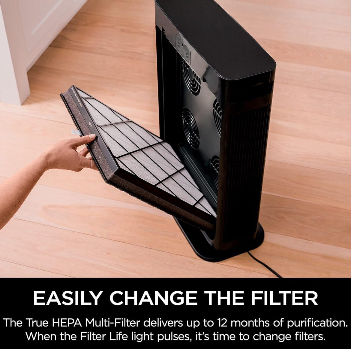 Shark 4 Fan Air Purifier for Home, Office, and Bedroom with HEPA Filter 1000 Sq Ft
