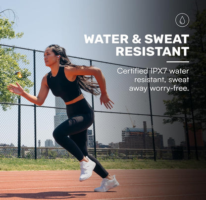 Raycon Fitness Bluetooth Ware Draadlose Oorfone met Ingeboude Mikrofoon 56 Ure Battery, IPX7 Waterdig, Aktiewe Geraaskansellasie, Bewustheidsmodus, en Bluetooth 5.3 (Blou)