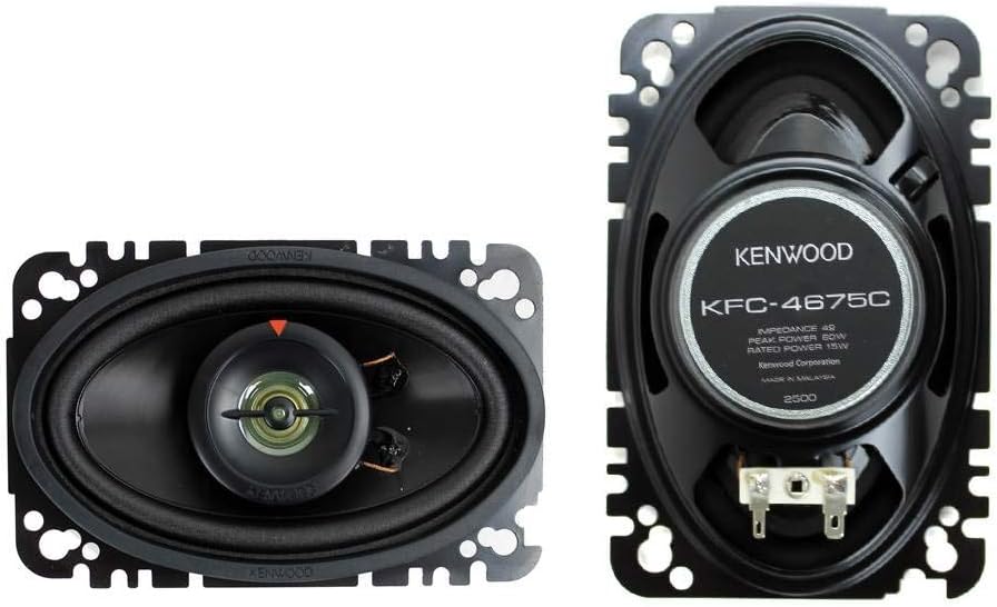 Kenwood KFC-4675C 60-Watt 4-duim x 6-duim Twee-rigting Luidsprekerstelsel