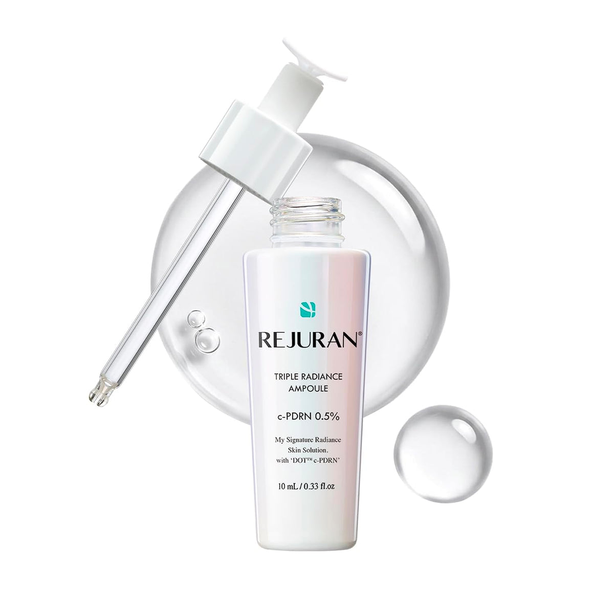 REJURAN Triple Radiance Ampoule c-PDRN® Face Serum, 0.33 fl oz Travel Size