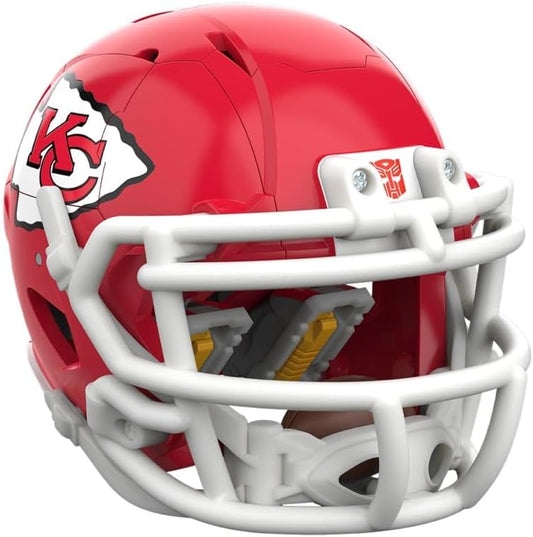 Transformers 5.5-Inch NFL Kansas City Chiefs KC-59 Action Figure Changes from Robot to Helmet, Football Toys (Ages 8+)
