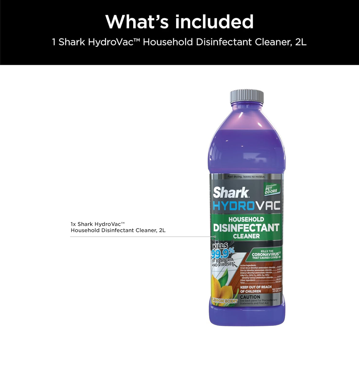 Shark HydroVac Household Cleaner - Purple