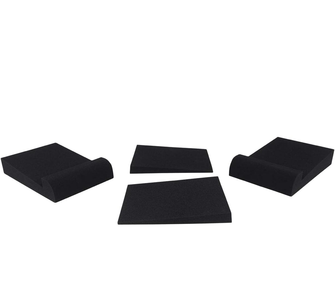 Rockville Pair APM5W 5.25" 2-Way 250W Powered USB Studio Monitors+Stands+Pads