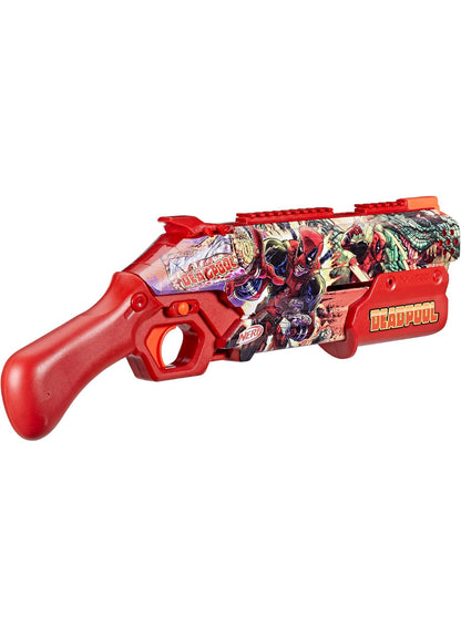 Nerf Marvel Deadpool Blaster, 16 Nerf Rival Accu-Rounds, Pump Action, Breech Load, Gifts for Teens, 14+
