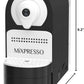 Mixpresso Black Espresso Coffee Machine – Compact 1400W Single Serve Coffee Maker Compatible with Nespresso OriginalLine Capsules, One-Touch Operation, 19-Bar Italian Pump, 27oz Water Tank