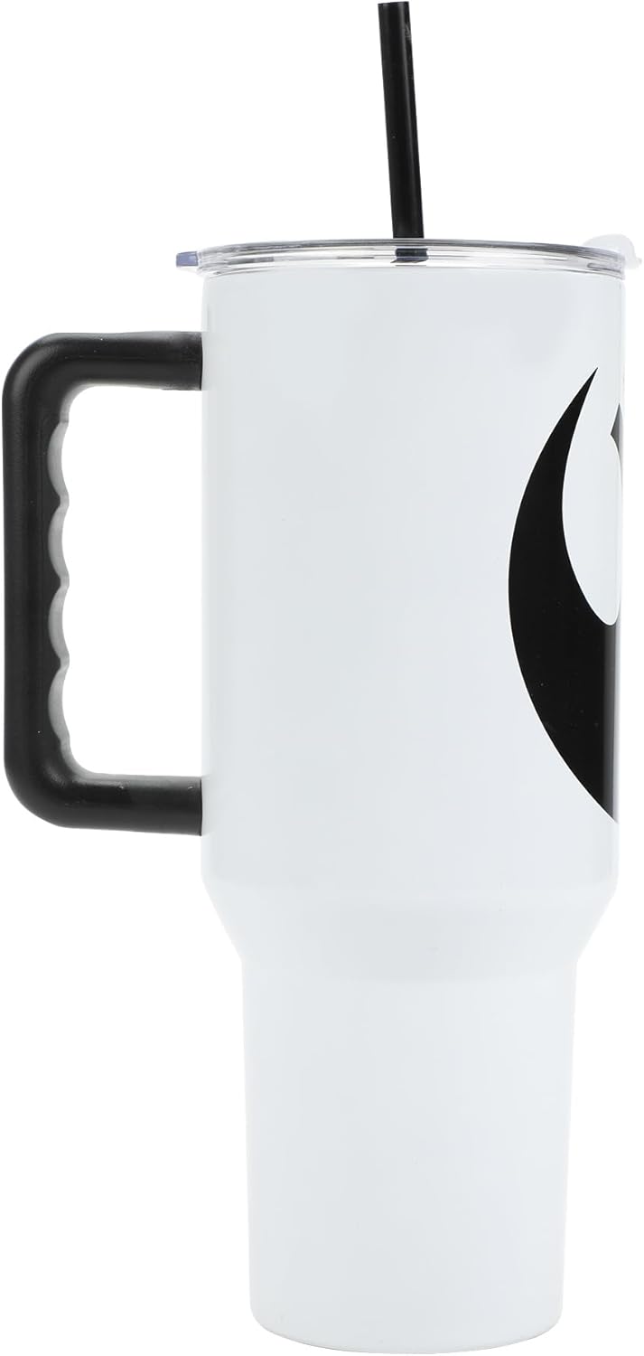 Star Wars Rebel Alliance Insulated Stainless Steel Tumbler w/ Reusable Straw & Leak-Proof Lid Easy Carry Handle 40oz