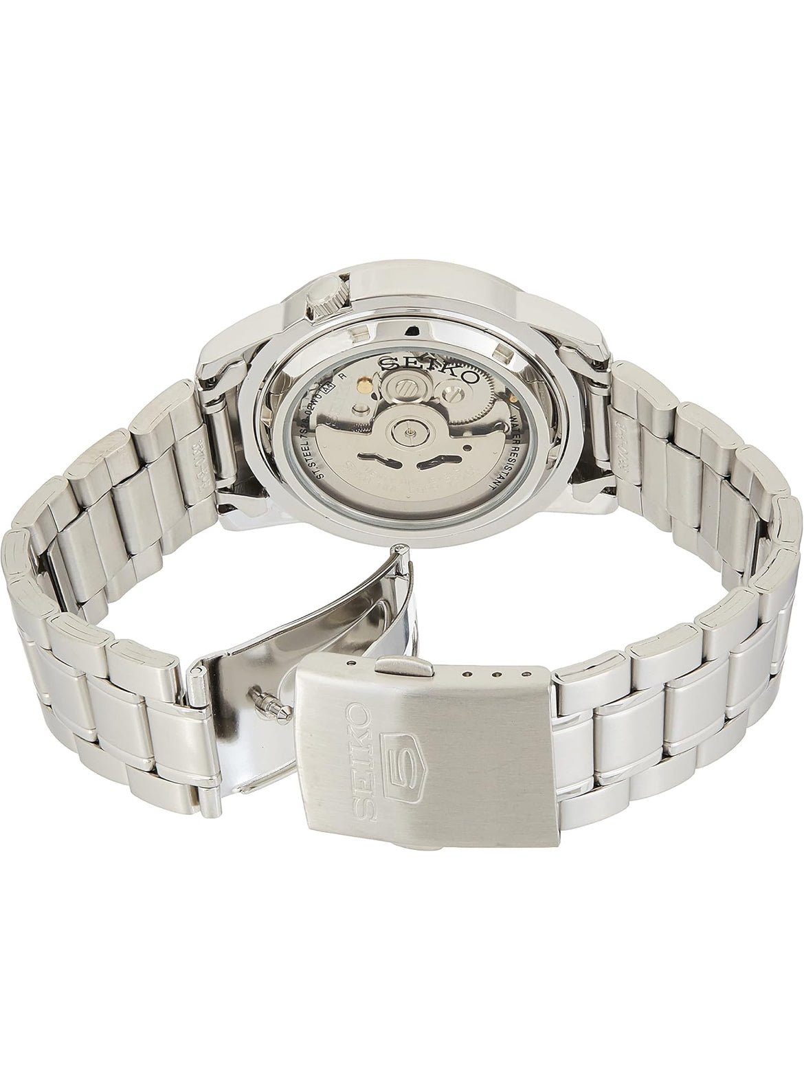 Seiko 5 Mans Edelstaalhorlosie