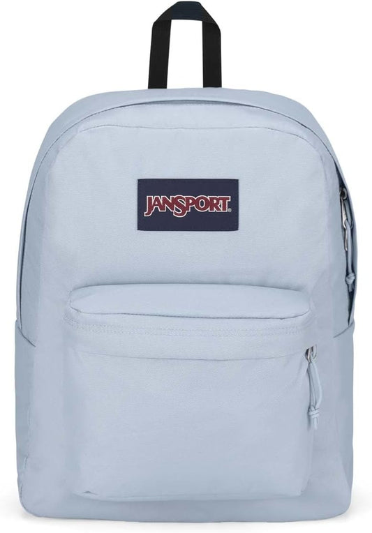 JanSport SuperBreak One Rugsakke - Duursame, Liggewig Sak met 1 Hoofkompartement, Voorste Nutssak met Ingeboude Organiseerder - Premium Rugsak - Blou Skemer