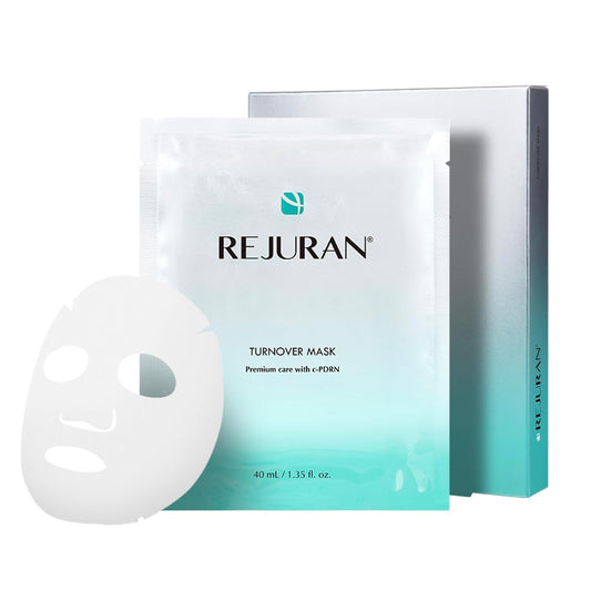 Turnover Mask, c-PDRN® Face Mask, 5ea, Intensive Hydration with Original Salmon DNA PDRN & Ceramides for Revitalized Skin & Radiant Glow, (1.35 fl oz)