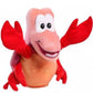 Disney Princess Singing and Snapping Sebastian 10" Plush Stuffed Animal, Red Crab - Kids Toys for Ages 3 Up by Just Play