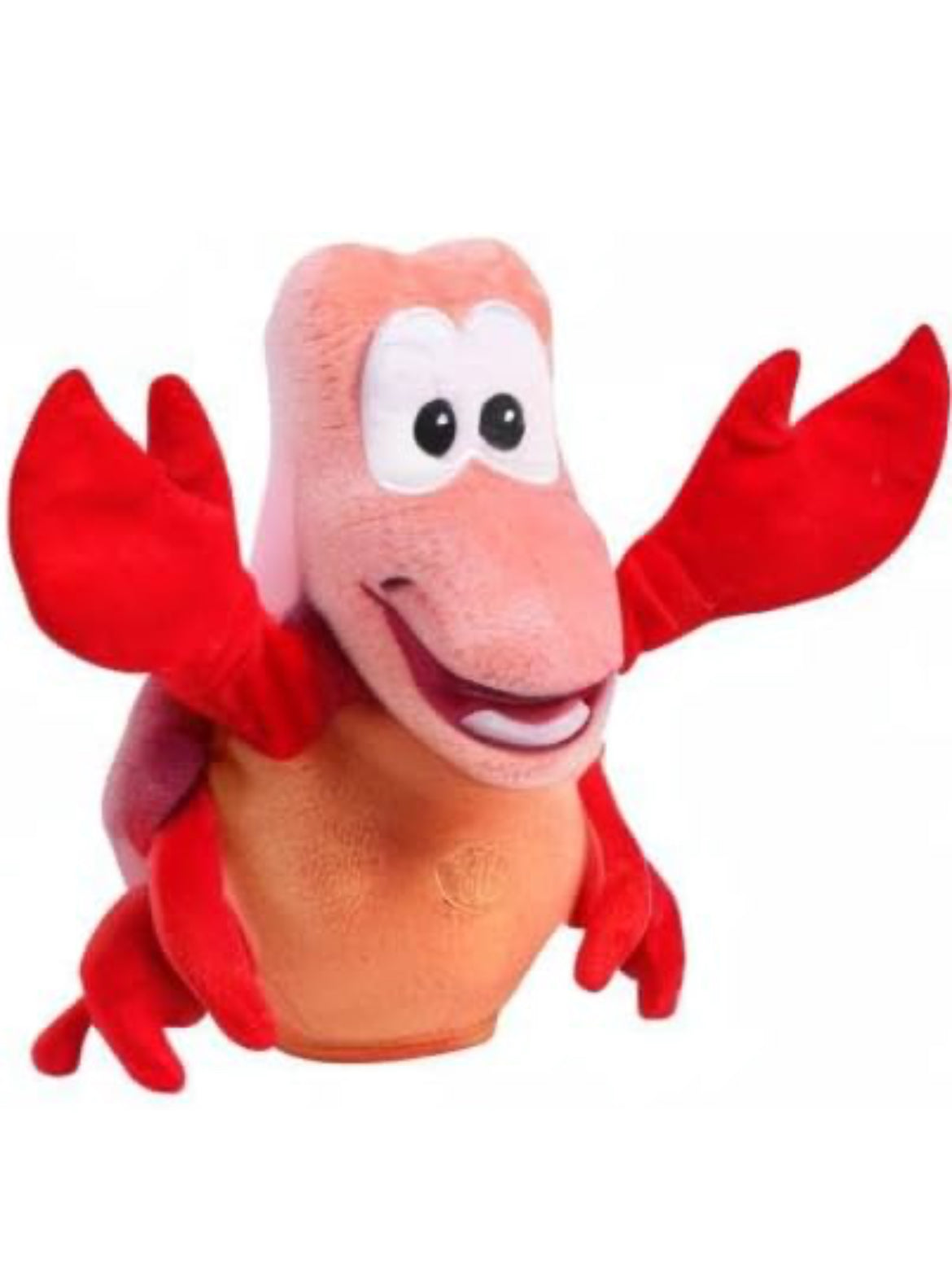 Disney Princess Singing and Snapping Sebastian 10" Plush Stuffed Animal, Red Crab - Kids Toys for Ages 3 Up by Just Play