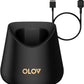 Replacement Charging Base for OLOV Groin Hair Trimmer, USB Recharge Dock & Charging Stand Compatible for OLOV Trimmer, Charging Dock with USB Power Cord (Black)
