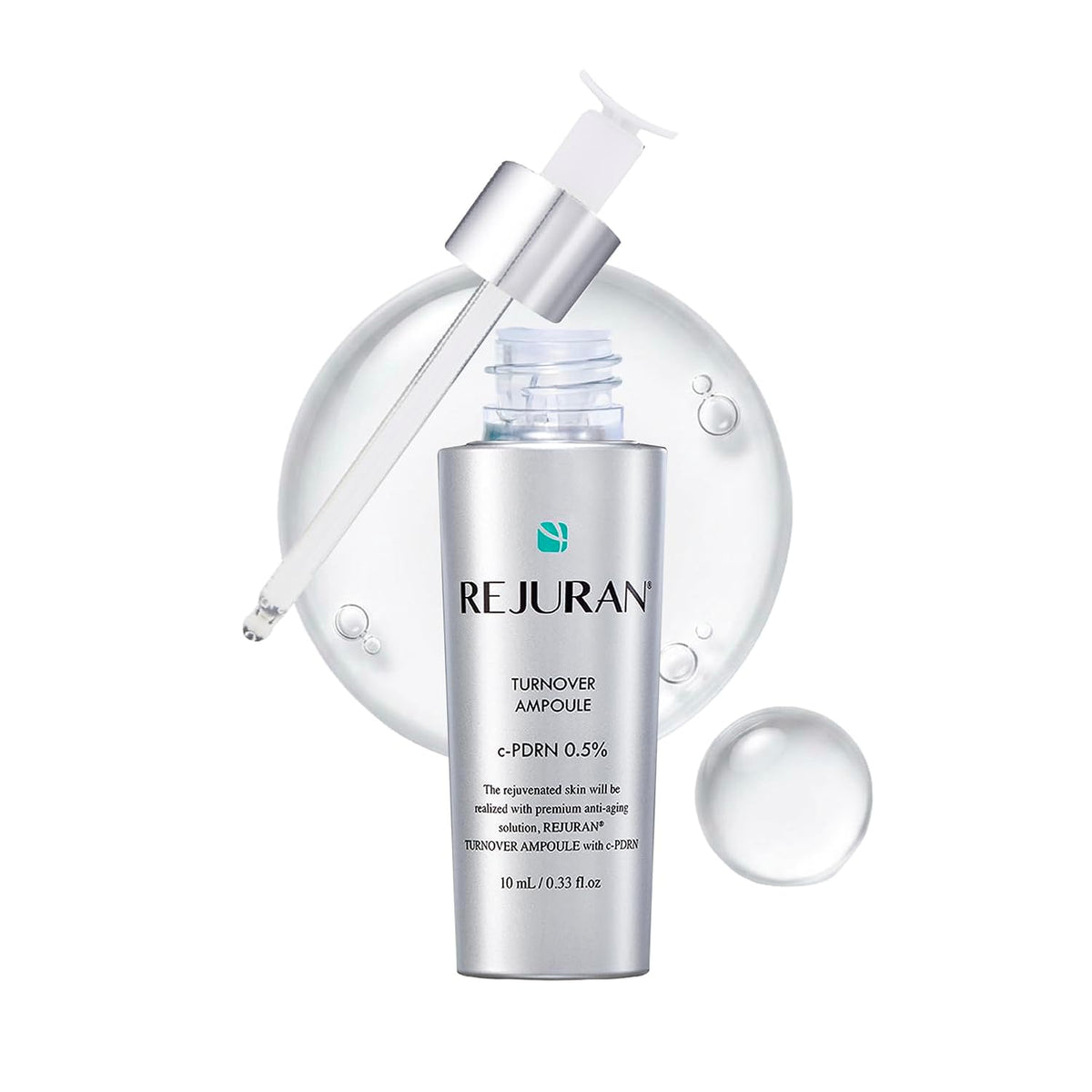 REJURAN Turnover Ampoule, c-PDRN® Face Serum, 0.33 fl oz Travel Size