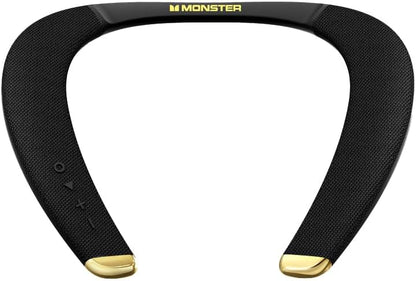 Monster Boomerang Petite Neckband Bluetooth Speakers, Neck Speaker with 15H Playtime, aptX High Fidelity 3D Stereo Sound, Low Latency, Built-in Mic, IPX5 Waterproof Wearable for Home Outdoor