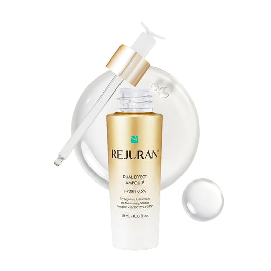 Dual Effect Ampoule DOT DUAL cPDRN Face Serum Original Salmon DNA PDRN Serum for Rejuvenation, Firming, Wrinkle Care, Skin Elasticity & Barrier Support (0.33 floz Travel Size)