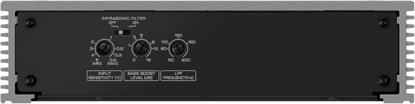 KENWOOD KAC-531 Klas D Monoversterker – 1000W Hoëdoeltreffende Basversterker met Verstelbare Kontroles en Gevorderde Beskerming