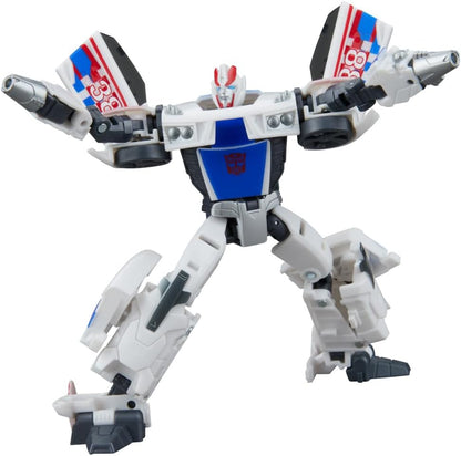 Transformers Age of the Primes Smokescreen, Deluxe Class 5.25-inch Converting Action Figure, Robot Toys for Ages 8+