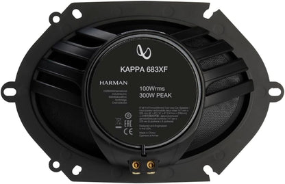 Infinity KAPPA Series 6x8 Inches (147mm x 205mm) 2-Way Car Speaker - (Pair)