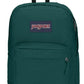 JanSport SuperBreak One Backpacks - Durable, Lightweight Bag with 1 Main Compartment, Front Utility Pocket with Built-in Organizer - Premium Backpack - Deep Juniper