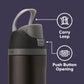 FreeSip Insulated Stainless Steel Water Bottle w/ Straw BPA-Free 24 oz - Marvel Black Panther