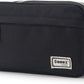 High Capacity Pencil Case, Big Pencil Bag Pouch Box Organizer Pen Case, Portable Journaling Supplies with Easy Grip Handle & Loop, Asthetic Supply for Girls Adults, Black