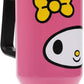Insulated Stainless Steel Tumbler w/ Reusable Straw & Leak-Proof Lid Easy Carry Handle 40oz (Melody Face)